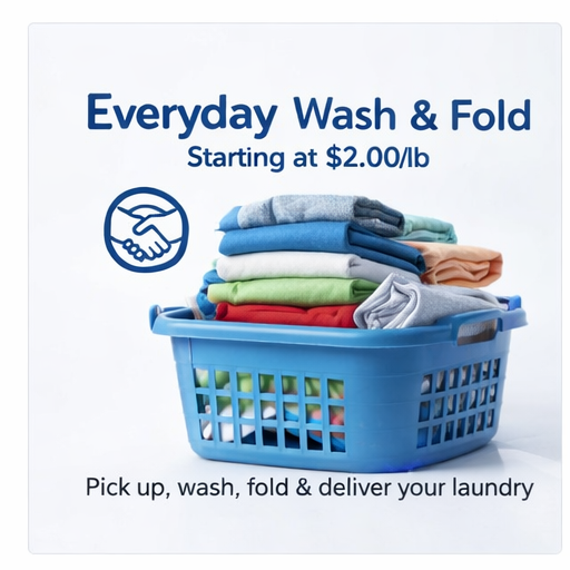 Schedule Pickup Wash & Fold (Standard Package)