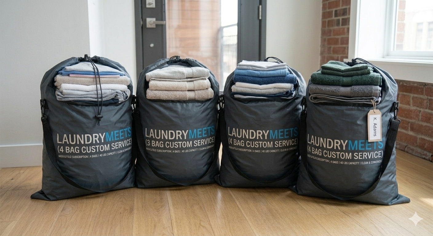 4 bags Best for large families / bulk laundry